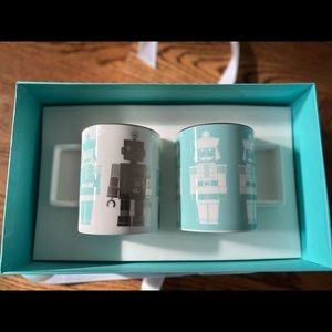 Brand new Tiffany & Co. NUTCRACKER & ROBOT mug set